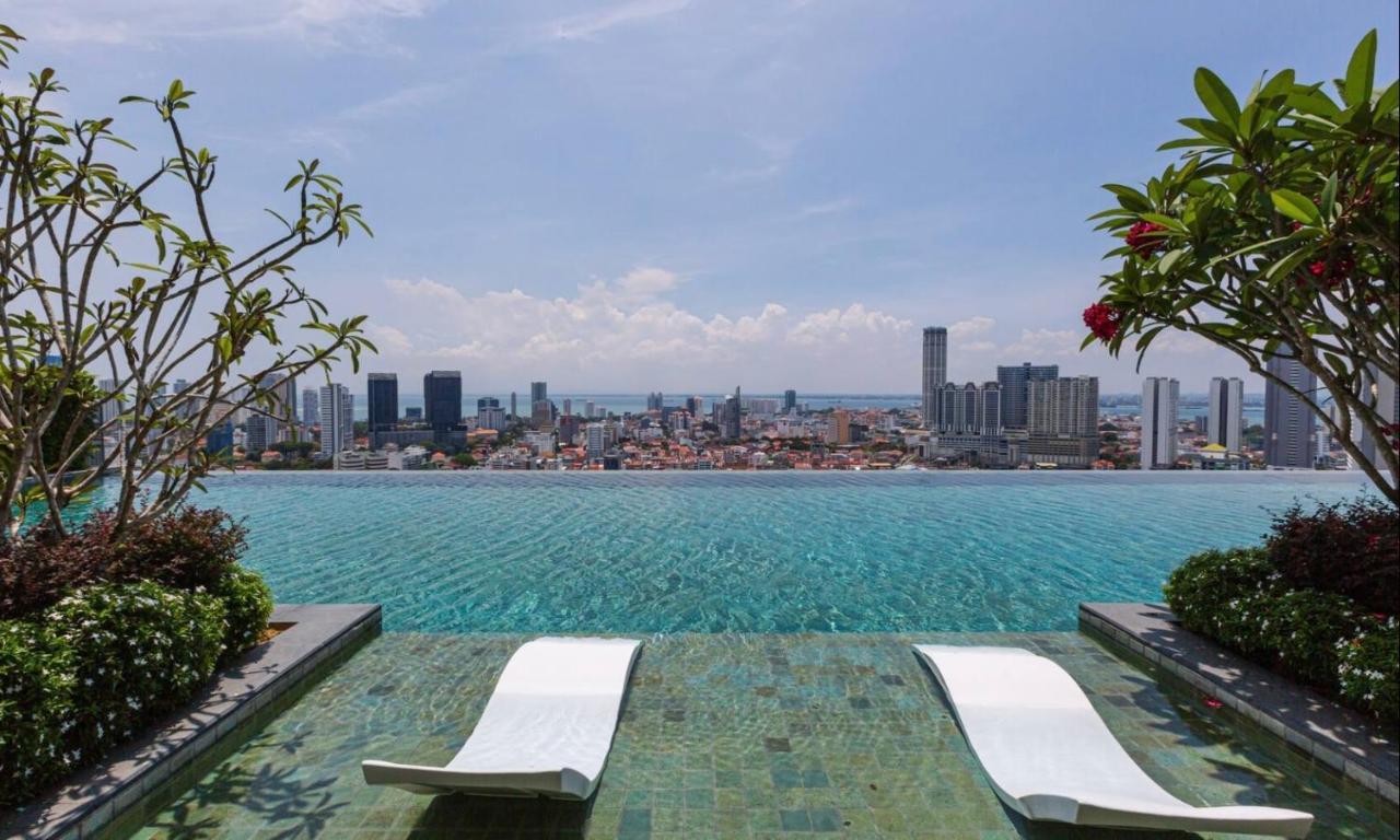 Skypool With Seaview 8Pax Beacon Executive Suites - Georgetown City Centre - 3Km To Komtar 外观 照片